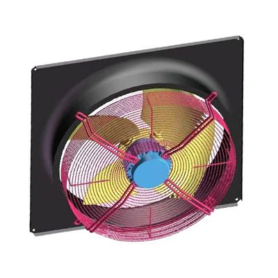 Hava Soğutmalı Modül Üniteleri İçin 380v Endüstriyel Egzoz Fanı 3 Faz 700mm Eksenel
