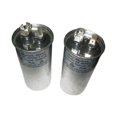 Çıkış Filtresi için 20-80Uf AC Motor Başlatma Kondansatörleri Patlama Korumalı Tek Oval Çalıştırma Kondansatörü