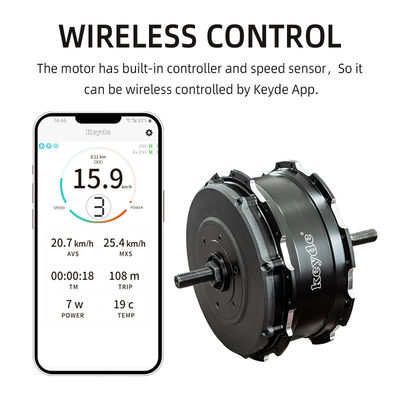 AC fırçasız DC Motor 100W-500W Döner Algılama Katlanabilir Bisiklet Hub Motoru
